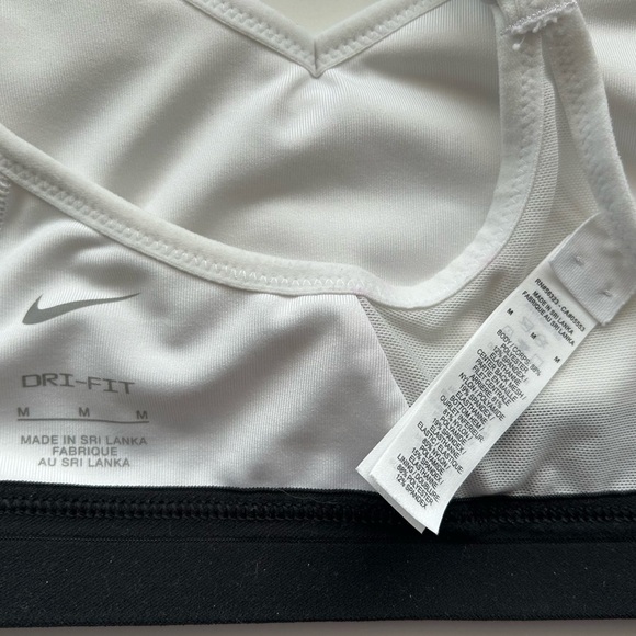 Niki Sport Bra Trio - Nike Women's Sports Bra - White, Gray, and Purple size M - Picture 7 of 11